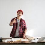 male architect builder