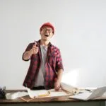 male architect builder